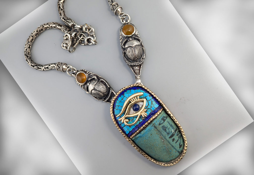 EgyptianPotteryNecklace