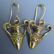 Amphora, 14kt Gold Earrings