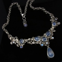 Moonstone Sterling Silver Necklace