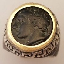 Apollo Bronze SS/14kt Ring