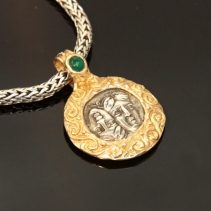 Istros, the Twins, 14kt Pendant