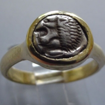 Small Lion, 14kt Ring