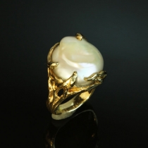 Freshwater Pearl 14kt Gold Ring