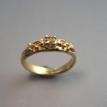 Diamond, 14kt Gold Ring