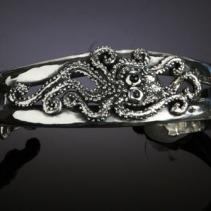 Octopus Sterling Silver Bracelet