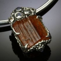 Imperial Topaz Sterling Silver Pendant