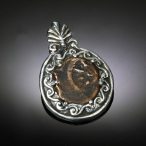 Widows Mite in Sterling Silver Pendant