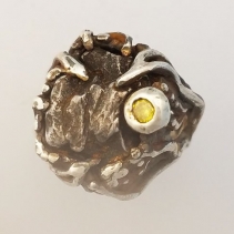 Sikhote Alin Meteorite SS Ring