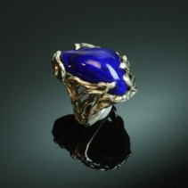 Lapis, Sterling Silver Ring