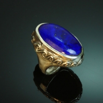 Lapis, Sterling Silver Ring